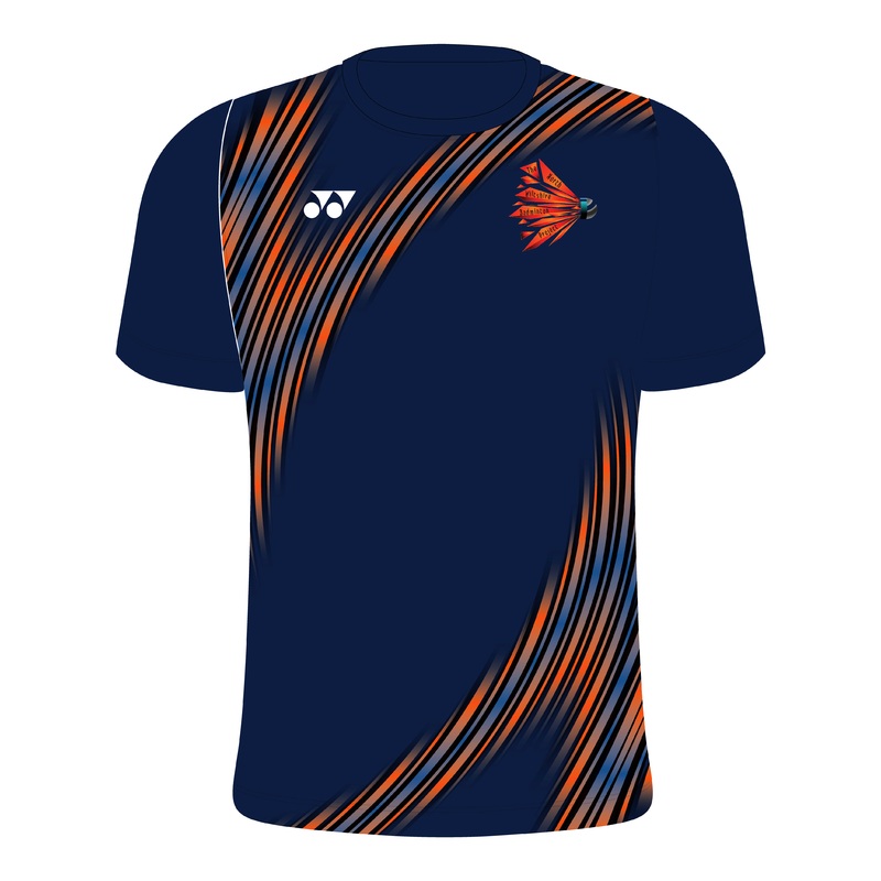 North Wiltshire T012MC Vortex Crew Neck Men XS NAVY/ORANGE