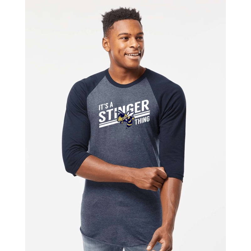 TCC Athletic Booster Club Men’s Raglan Shirt