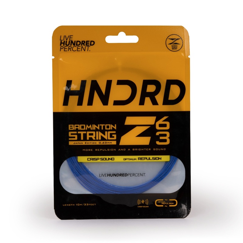 Hundred 63 Z Badminton String HBAA-2M042-4 Ultramarine Blue 10m Set