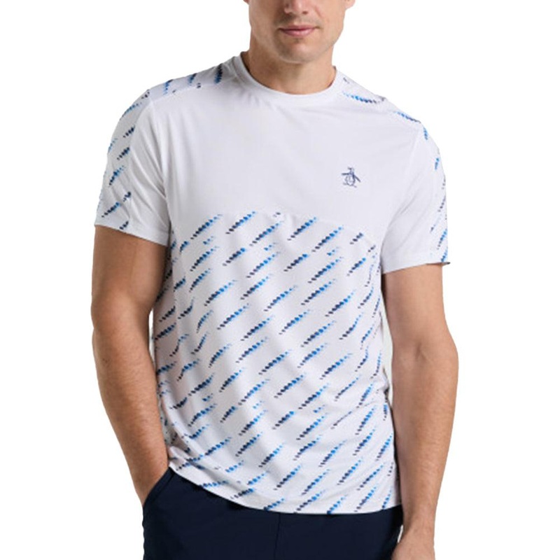 Men`s Ball Block Tennis Crew Bright White