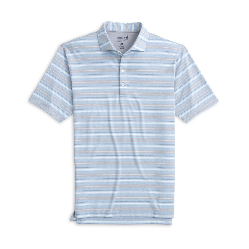 Johnnie O Mens Coope Featherweight Performance Polo Seal Small