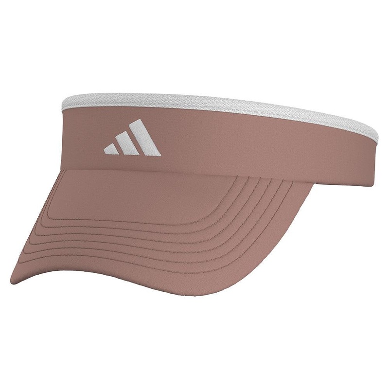 Women`s Match 2 Visor Warm Clay Pink and White