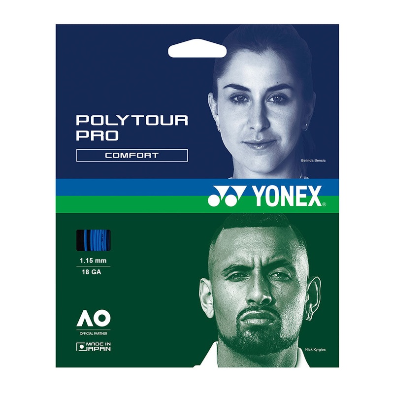 Yonex Poly Tour Pro 18/1.15 Tennis String (Blue)