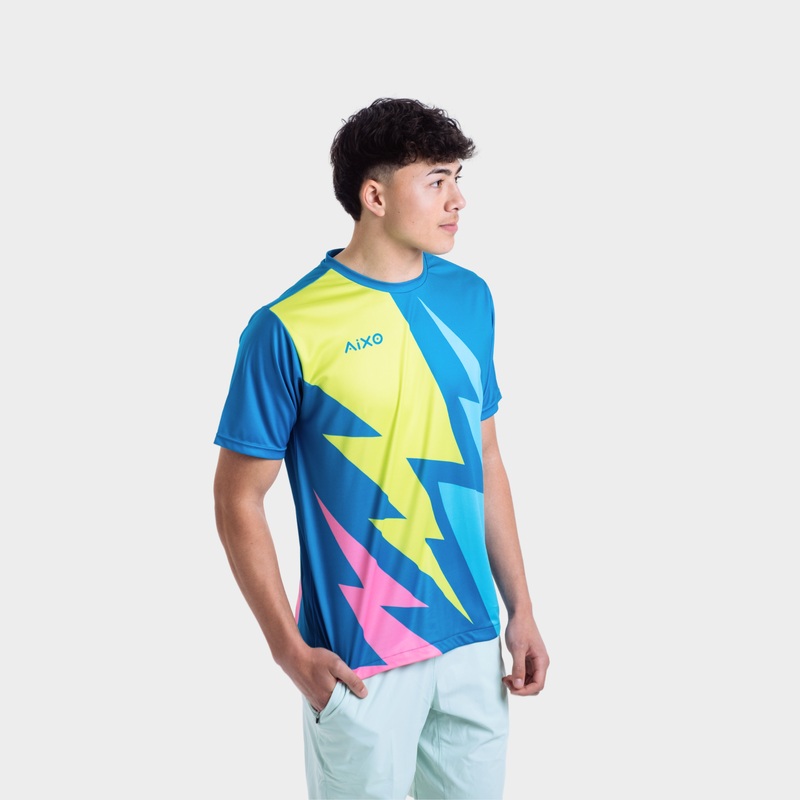 Aixo Bolt T-Shirt Mens (Teal) TEAL XS