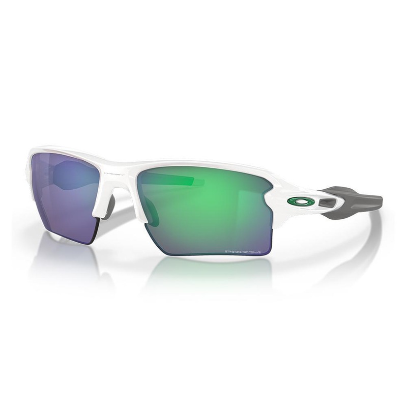 Flak 2.0 XL Sunglasses Polished White and Prizm Jade