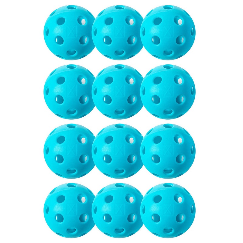 Franklin X-26 Blue Indoor Pickleballs – 12 Pack
