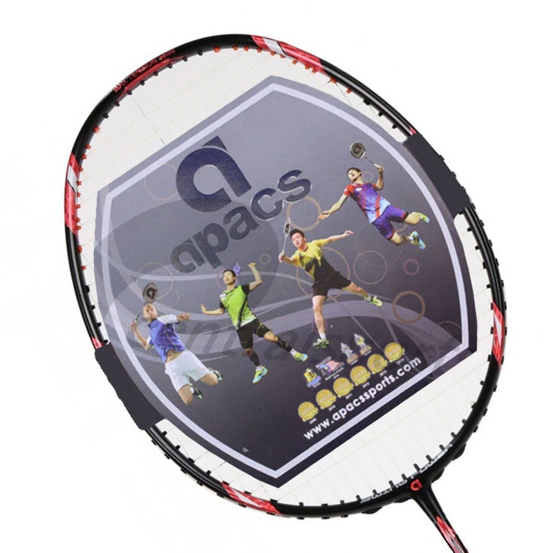 Apacs Stardom 80II Badminton Racket (Strung) – Red Red 4UG2