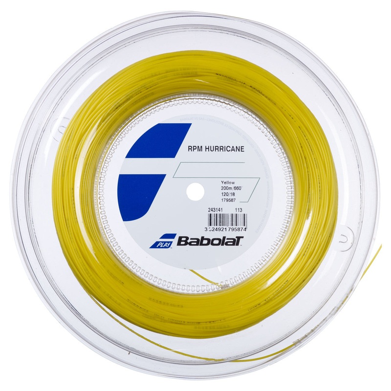 Babolat RPM Hurricane 200M 243141 1.20mm 200m Reel YELLOW