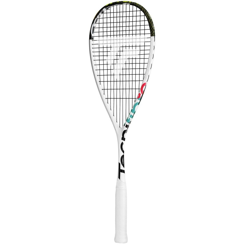 Tecnifibre Carboflex X-TOP 125 NS Squash Racquets – White