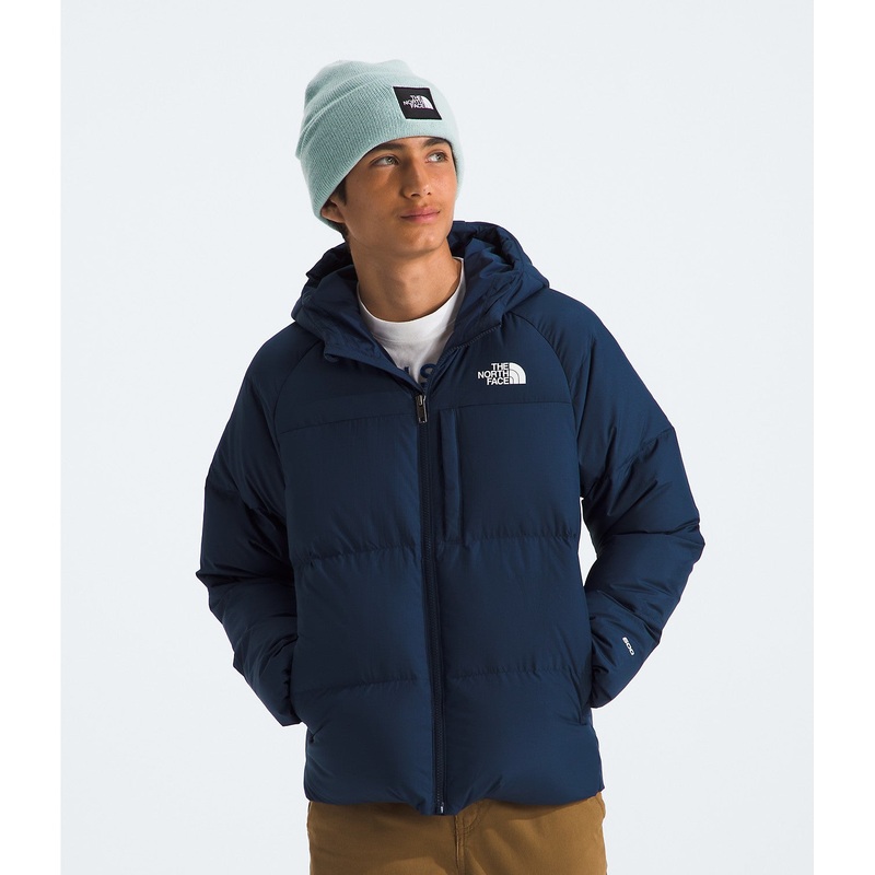 The North Face Boys’ North Down Hooded Jacket Summit Navy-8K2 XSmall