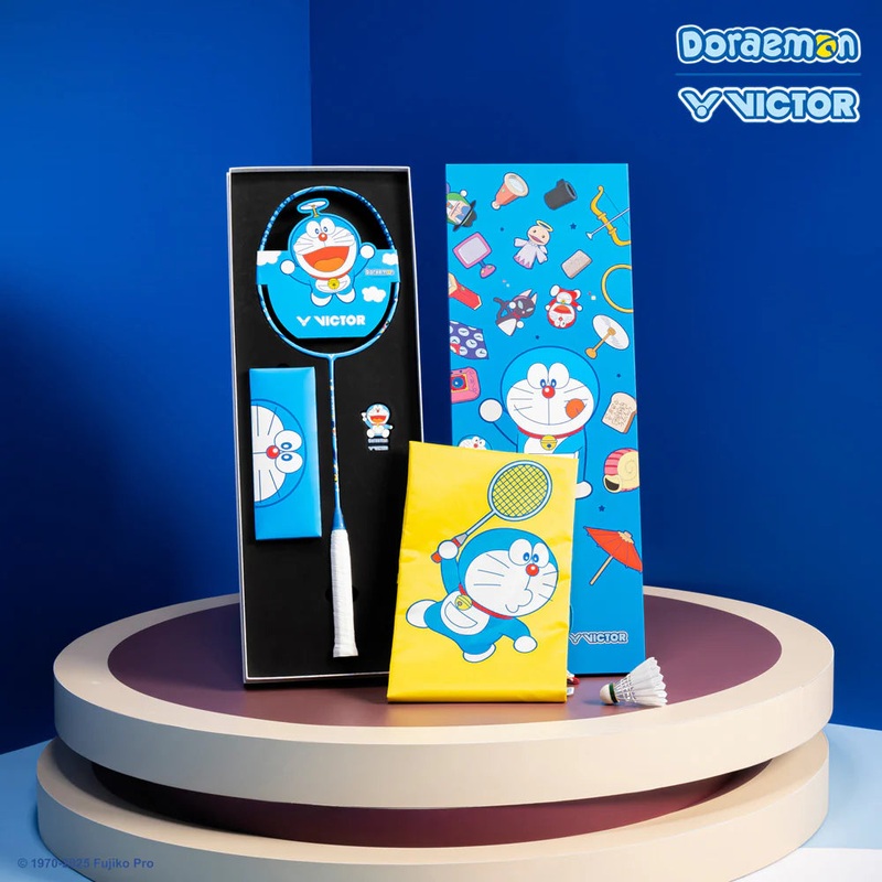 Victor x Doraemon Badminton Racket Giftbox 4U