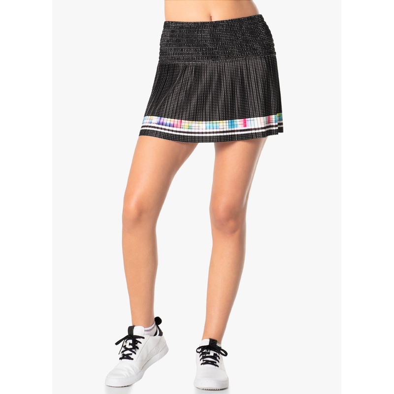 Women’s Lucky in Love Long Hot Tropic Smocked Skirt Small