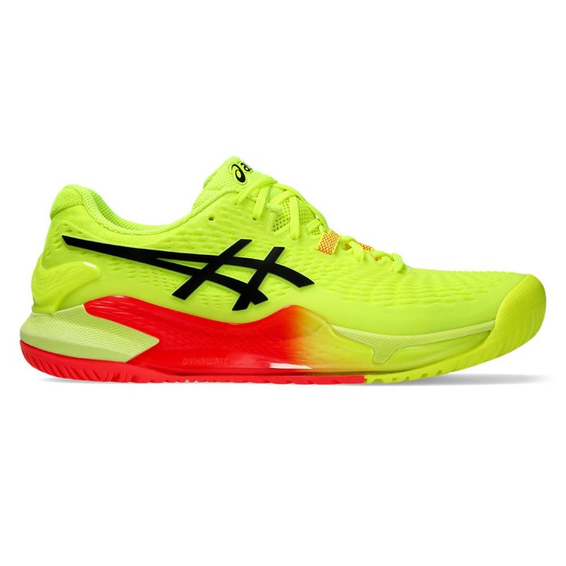 Asics Gel Resolution 9 Paris Edition Men’s Tennis Shoe (Safety Yellow/Black)