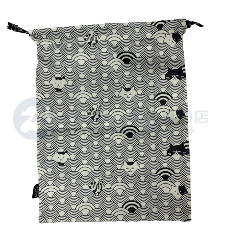 Handmade Water Resistant shoes bag (Cat Waves 447) Cat Waves 447