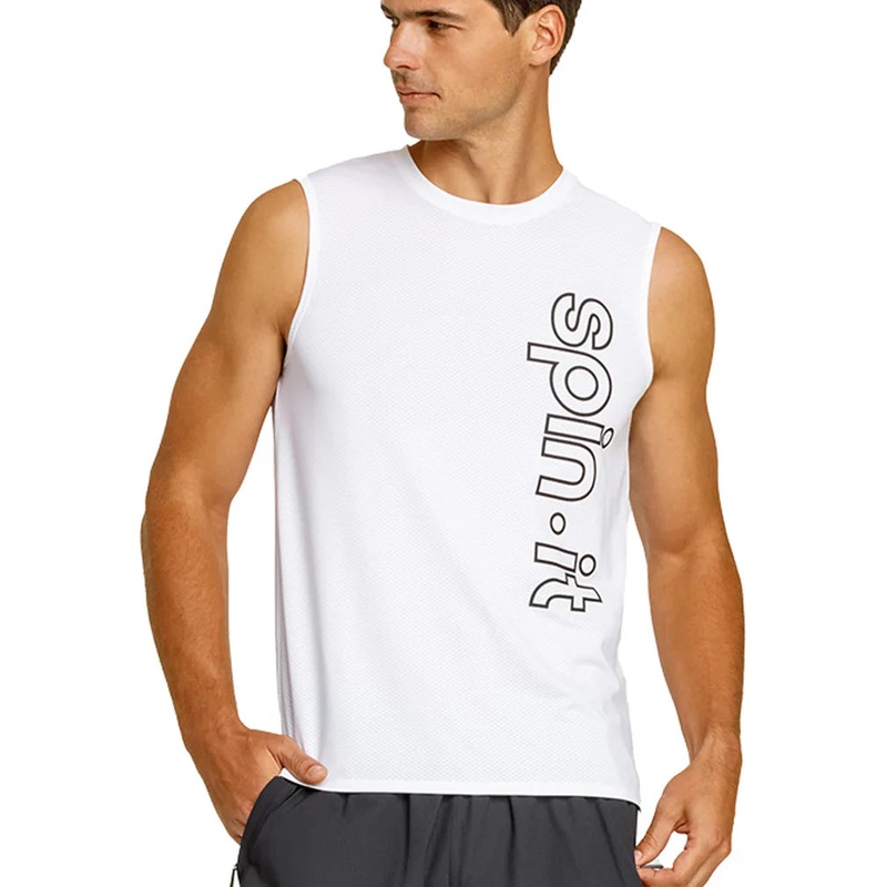Men`s Josh Pickleball Tank Lavender Mist and Chalk
