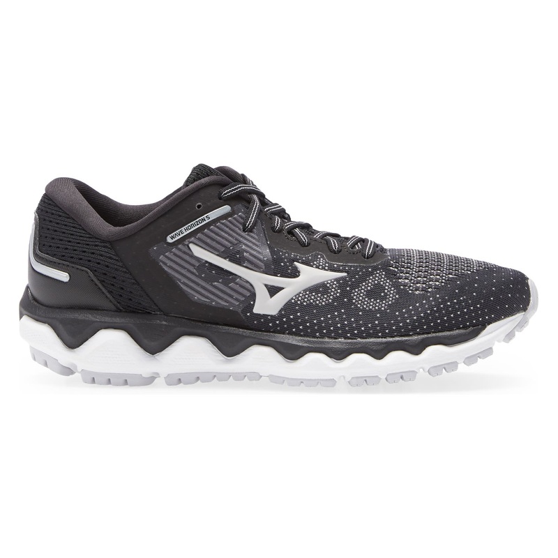 Mizuno Womens Wave Horizon 5 7.5 Black/Lunar Rock-909R
