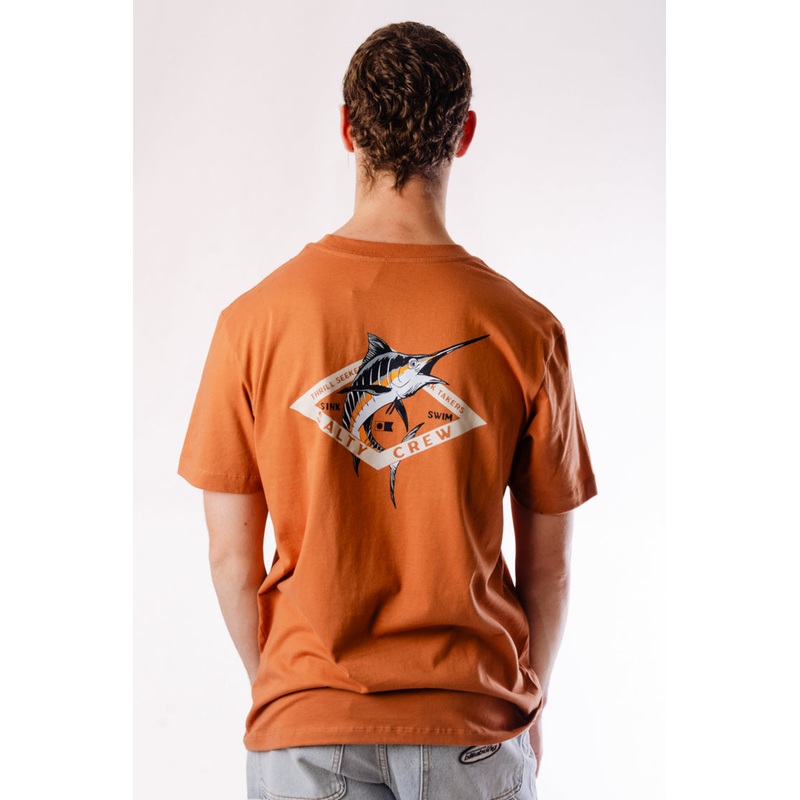 Salty Crew Men’s Diamond Marlin Premium SS Tee Sierra Small