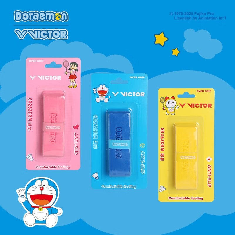 VICTOR x Doraemon Overgrip (1 Wrap) GR262DRM Multiple Colors Blue