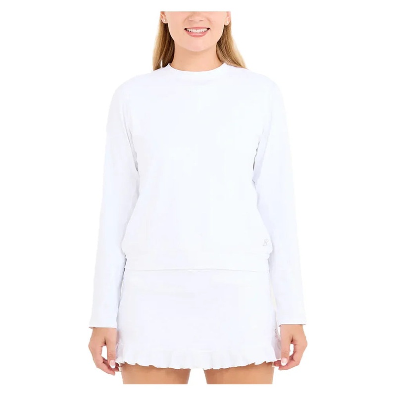 Women`s Tennis Pullover White