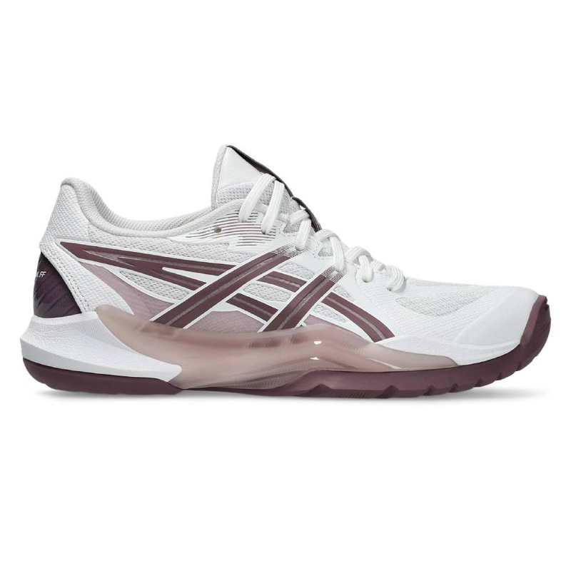 Asics Powerbreak FF Women’s Indoor Court Shoe (White/Dusty Mauve)