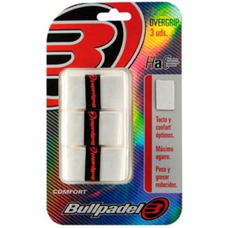 OVERGRIP BULLPADEL 3-PACK GB-1200-012 WHITE