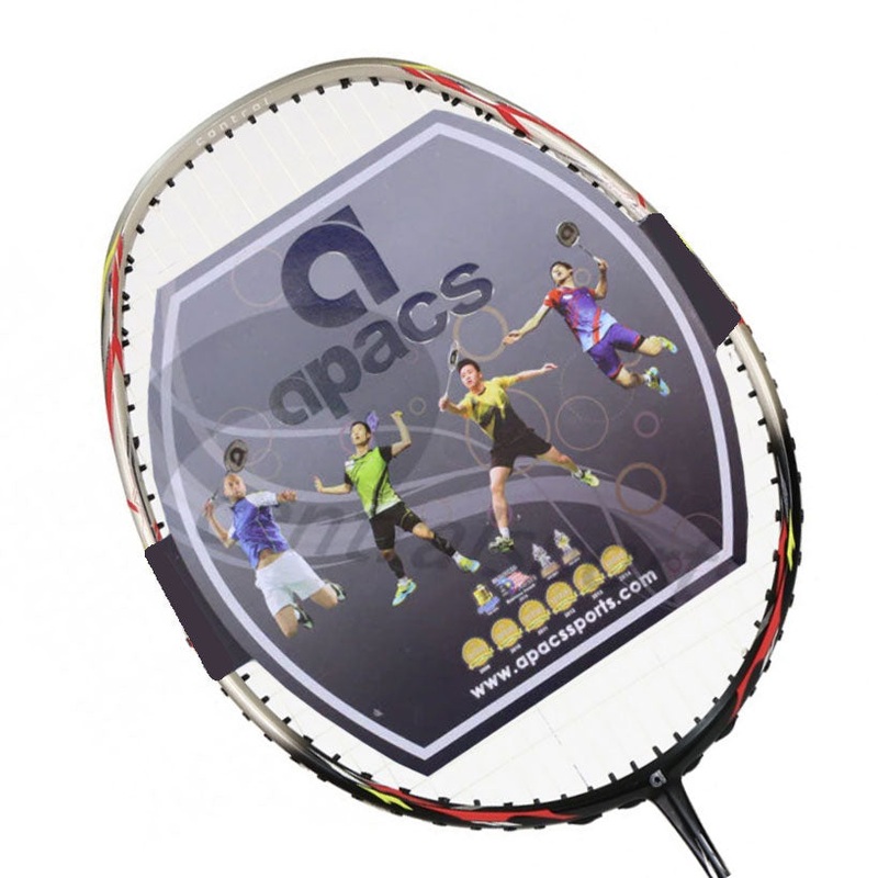 Apacs Imperial Control Badminton Racket – Black/Gold Black/Gold 5UG4
