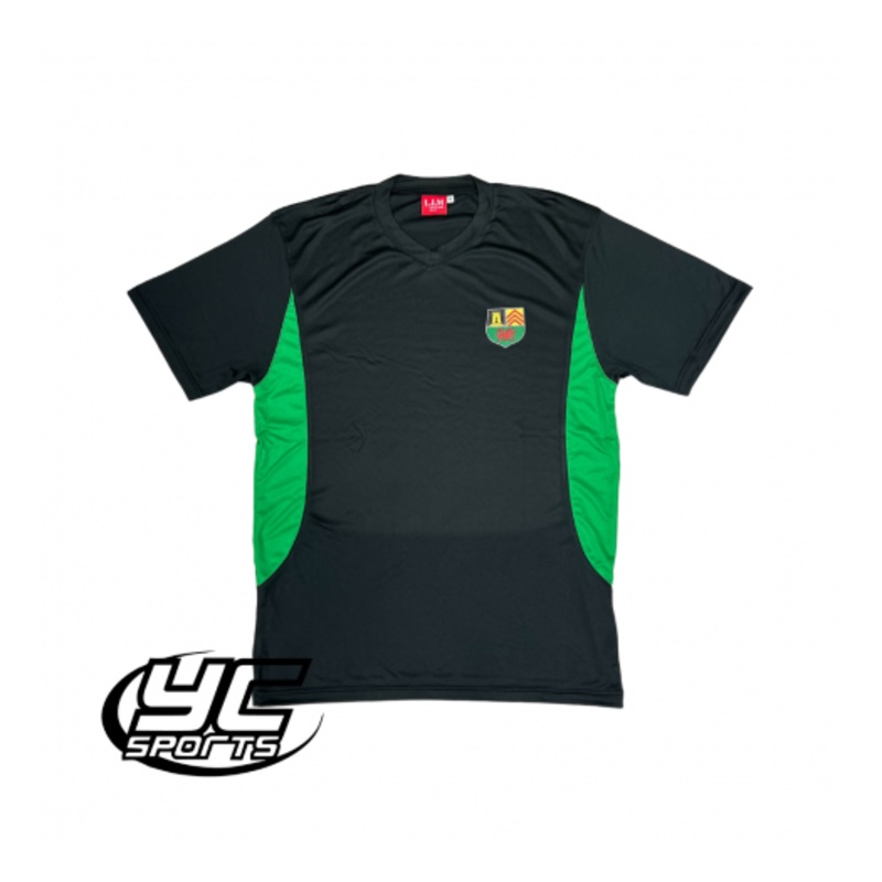 Fitzalan PE T Shirt (2022) JS 9/10 BLACK/EMERALD