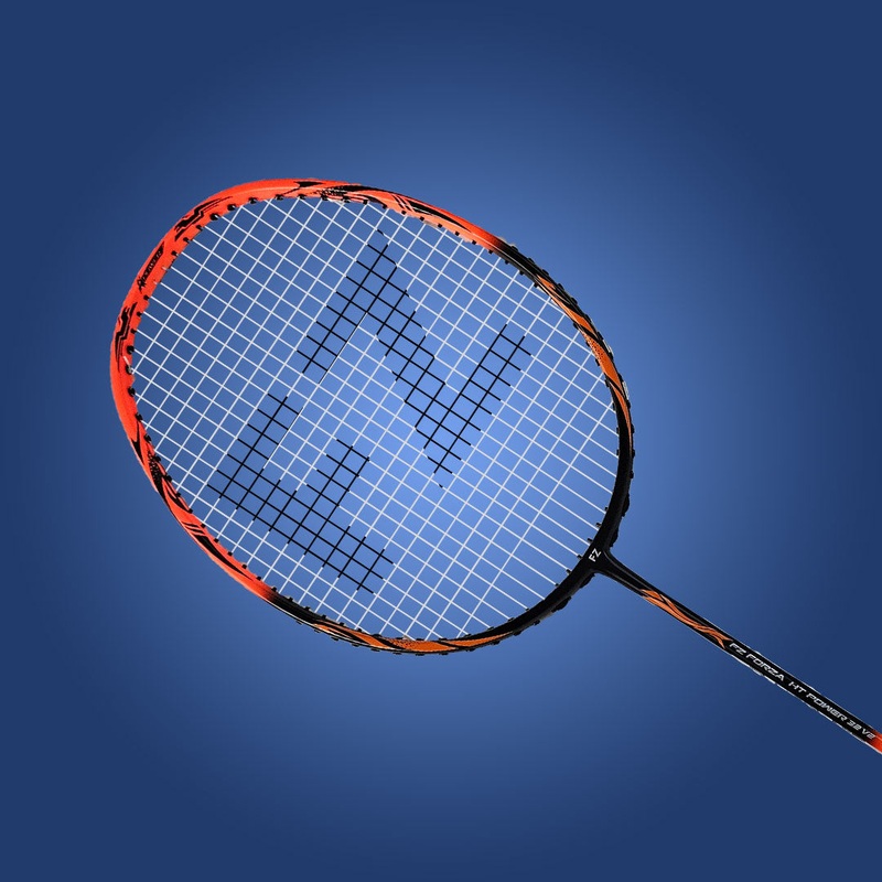 HT Power 32 V2 Strung Badminton Racket (Orange) -4U/G5 Fz Forza | Kibi Sports 4U