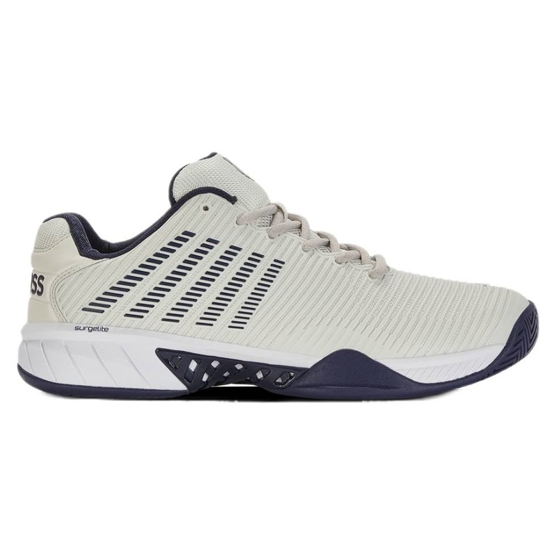 K-Swiss Hypercourt Express 2 Wide Men’s Tennis Shoe (Gray/Blue)