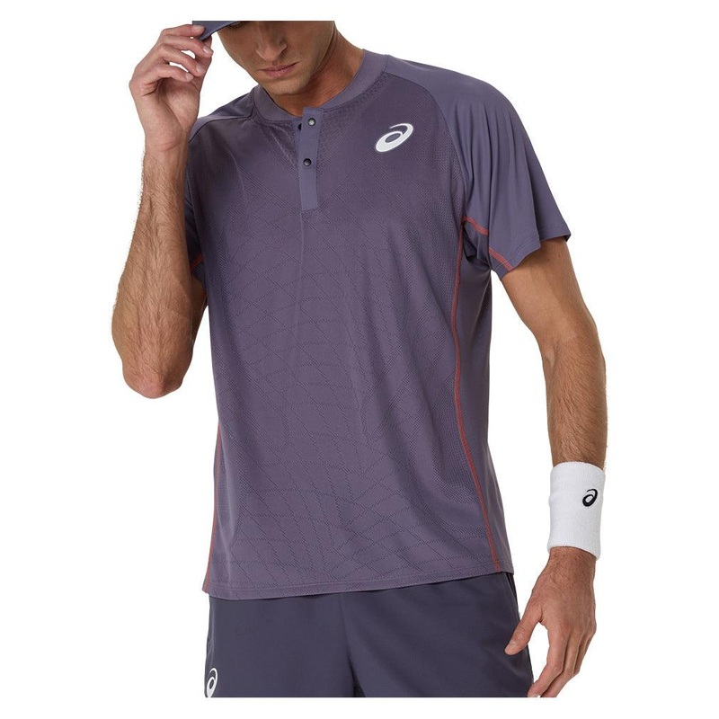 Men`s Match ACTIBREEZE Tennis Polo Greyish Purple