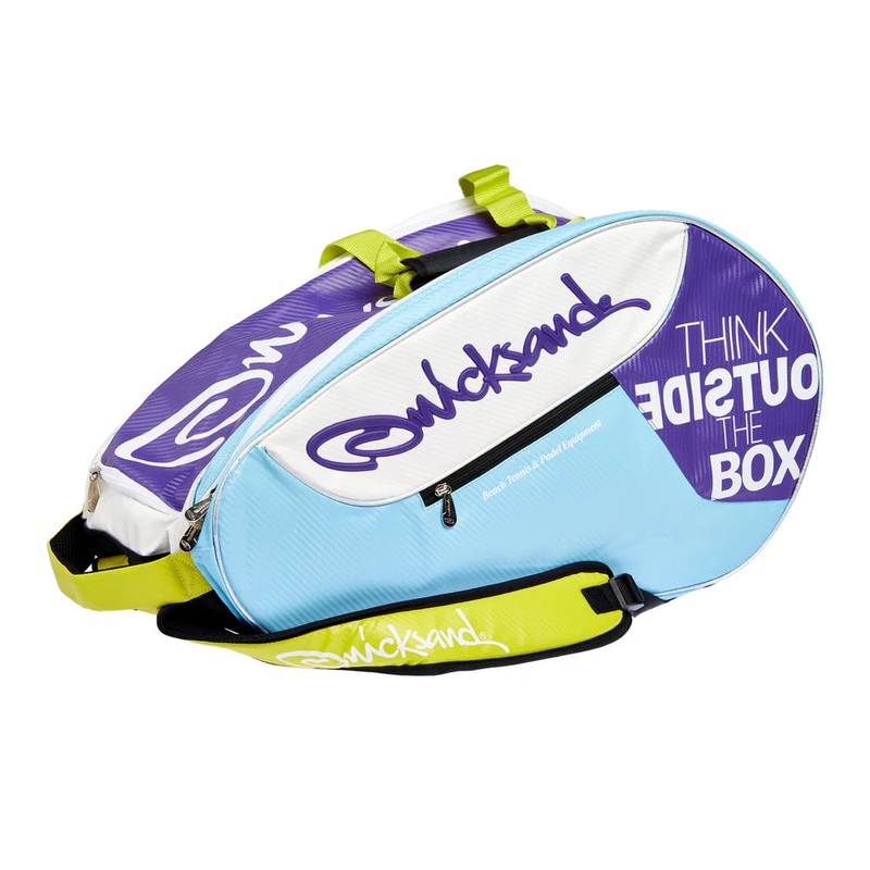 Quicksand PRO COMPACT PURPLE & BLUE Tennis Racket Bag