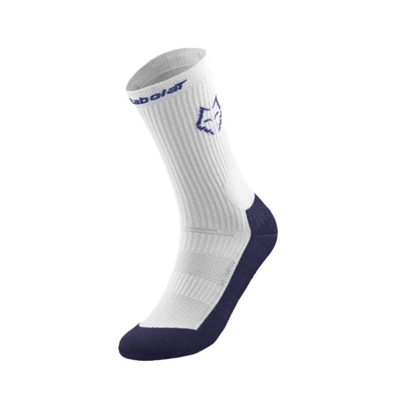 Socks Babolat Largos Mid-Calf Juan Lebron White/Estate Blue 2025