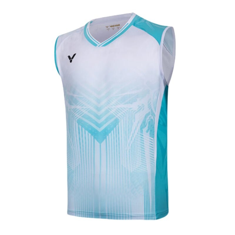 VICTOR 2025 Tournament Series Unisex Sleeveless Top – T-55061-M Aqua ASIA M (170/84Y)