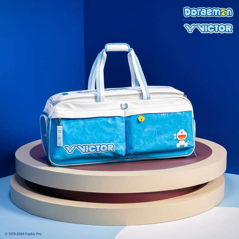 VICTOR x Doraemon Badminton/Tennis Racquet Bag (6pcs) BR5635DRM White/Hawaiian Blue