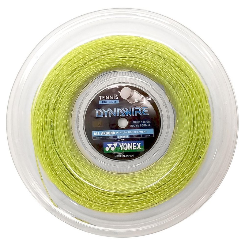 Yonex Dynawire 16L / 1.25 Tennis String Yellow Reel