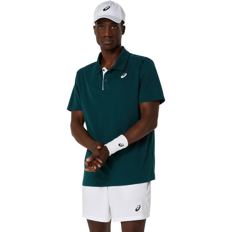 Asics Men’s Court Polo Shirt (Saxon Green)