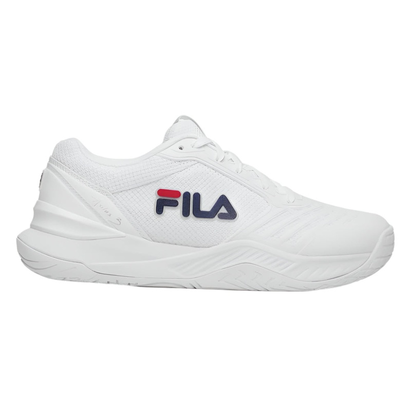 Fila Axilus 3 Women’s Tennis Shoe (White/Navy)