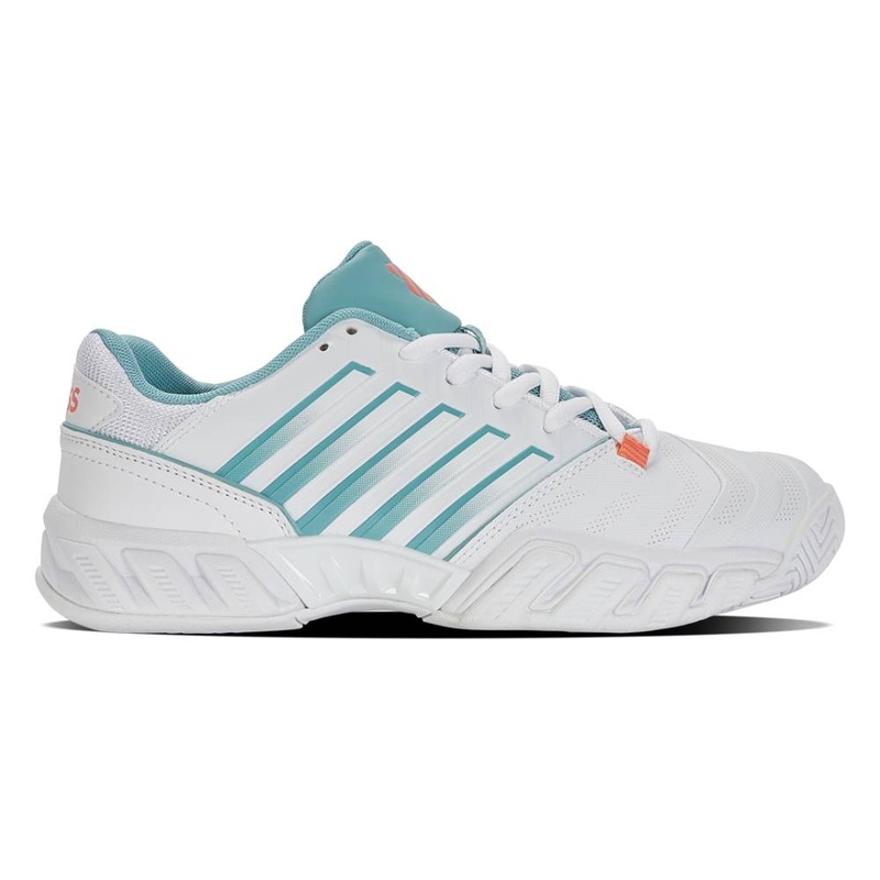 K-Swiss Bigshot Light 4 Women’s Tennis Shoe (White/Teal)