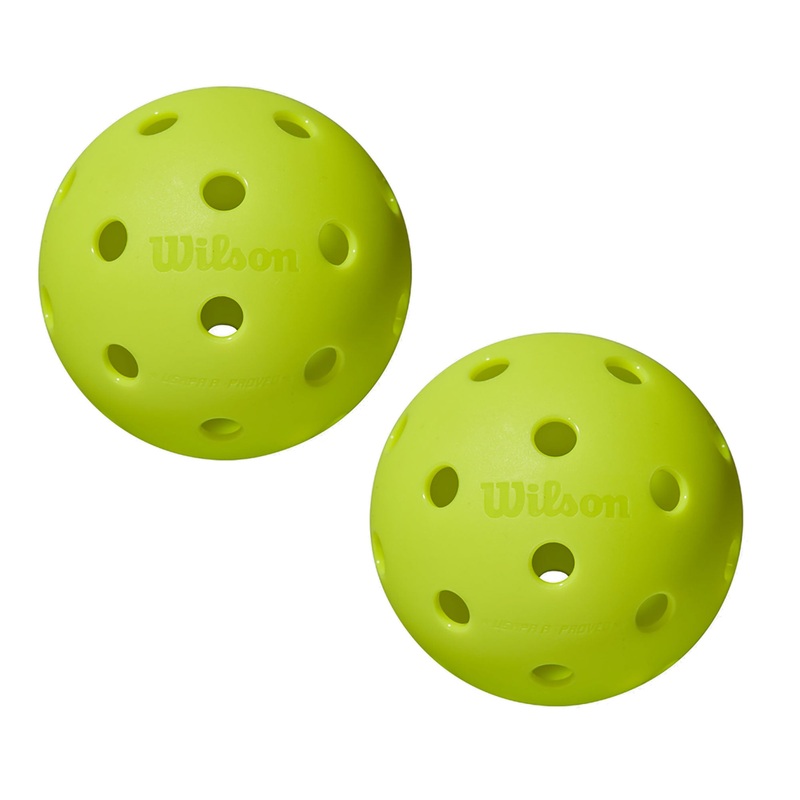 Wilson TRU 32 Yellow Outdoor Pickleballs – 2 Pack