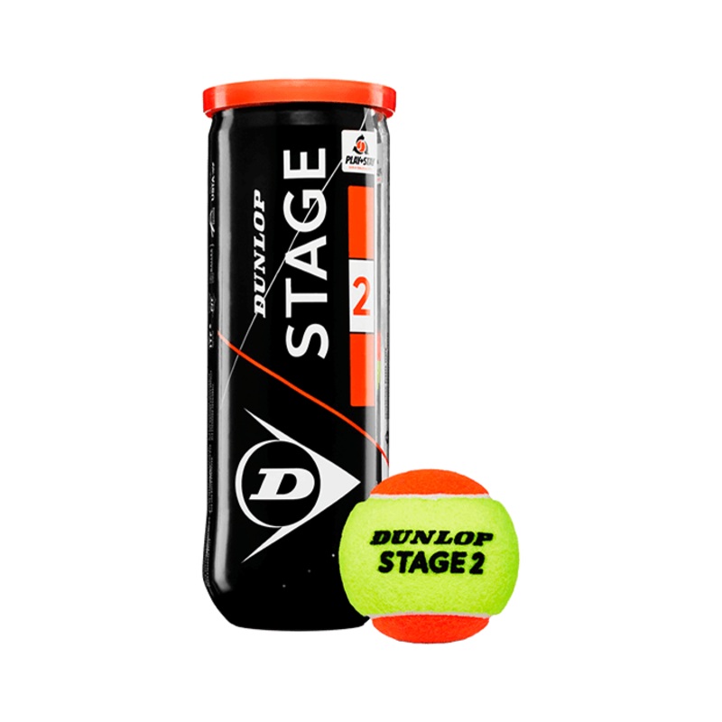 Dunlop Stage 2 Yellow/Orange Balls Can