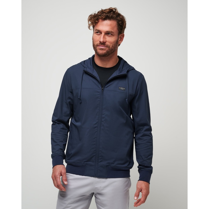 TravisMathew Men’s Wanderlust Hoodie Mood Indigo Small