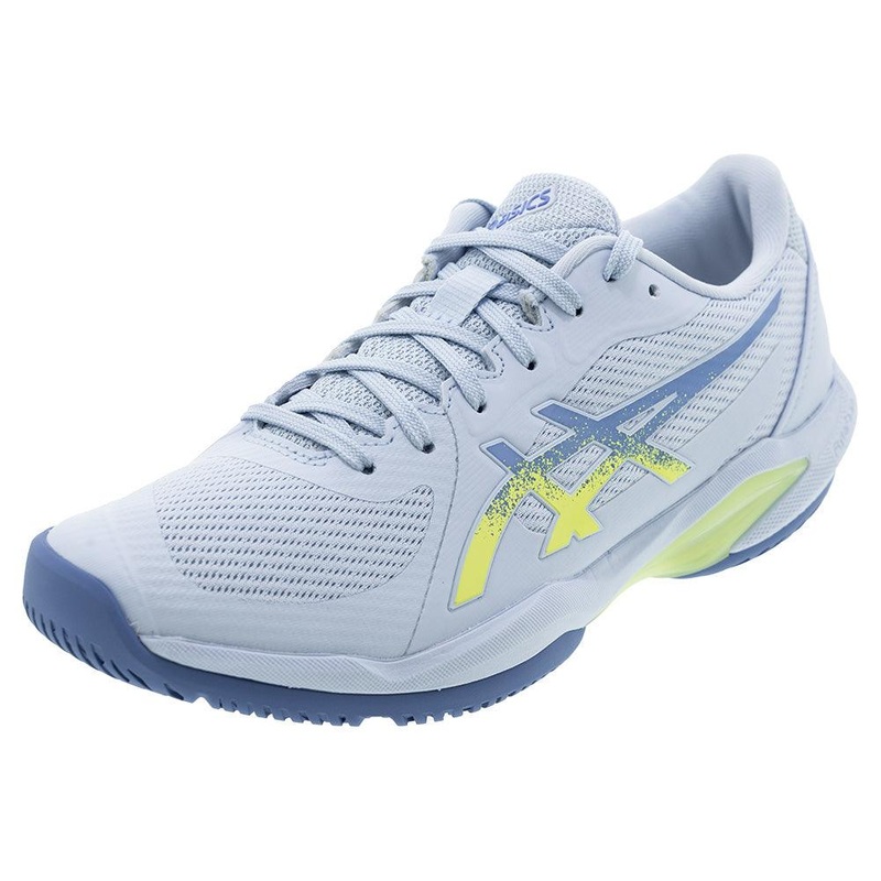 Women`s Solution Swift FF 2 Tennis Shoes Light Blue and Huddle Yellow