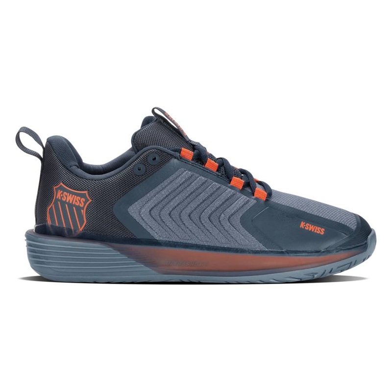 K-Swiss Ultrashot 3 Men’s Tennis Shoe (Blue/Orange)