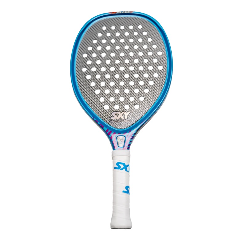 Sexy Blade 2.0 Limited Edition Paddle in Sky Blue Metallic Beach Tennis Racket