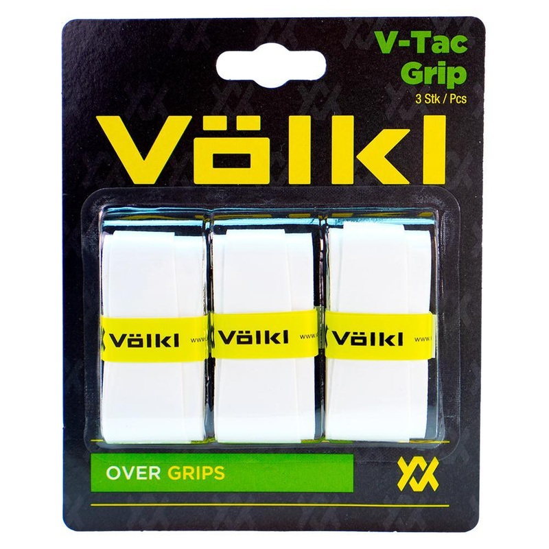 V-Tac 3 Pack White Tennis Overgrip