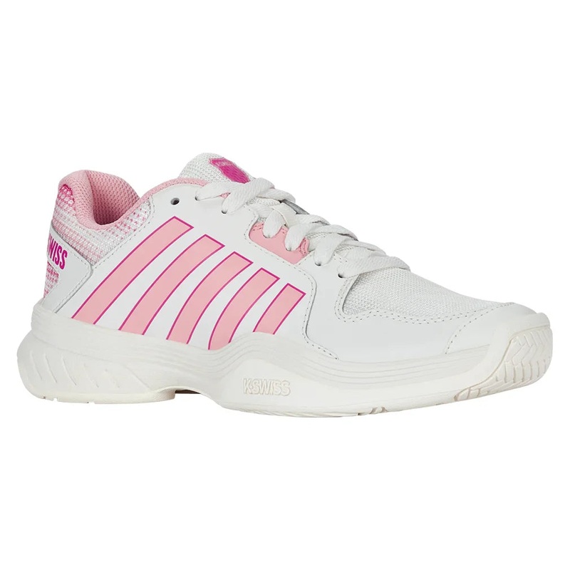 Women`s Court Express Pickleball Shoes Cloud Dancer and Blossom