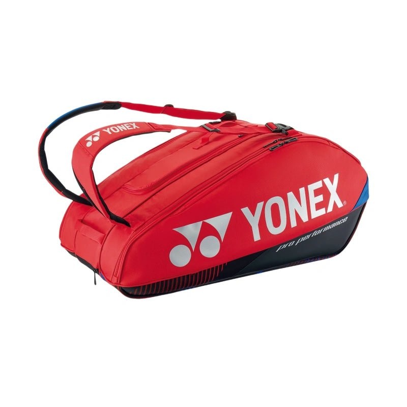 YONEX Pro Racquet Bag (9 pcs) for Badminton & Tennis  BA92429 Scarlet