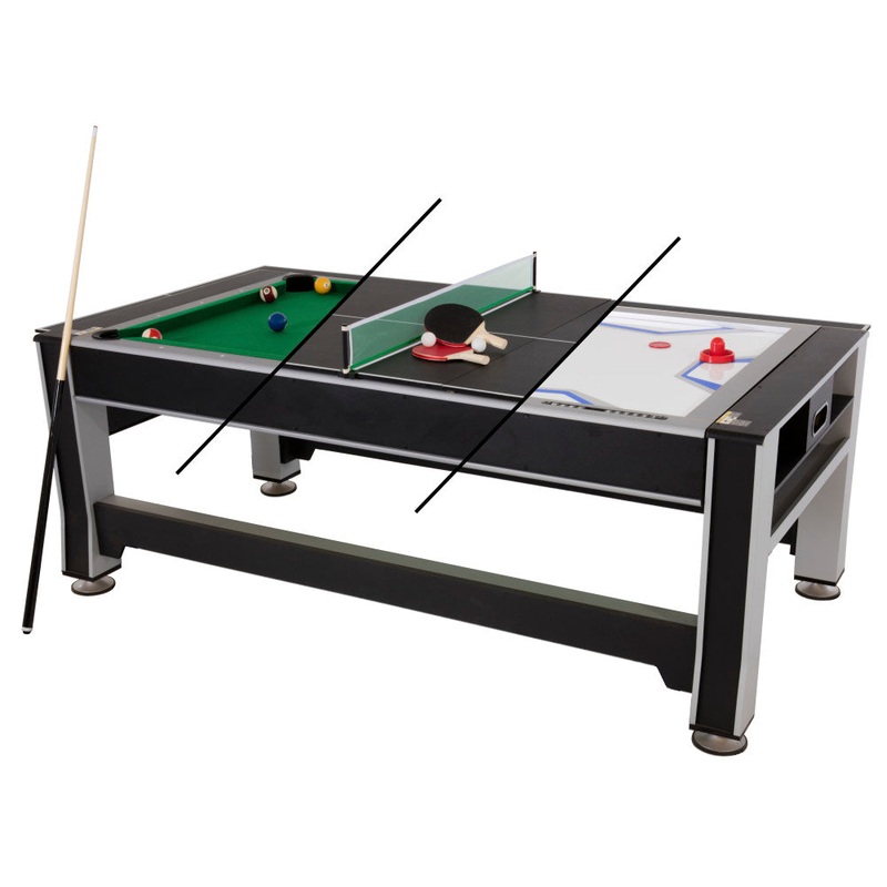 3-in-1 Rotating Swivel Multigame Table