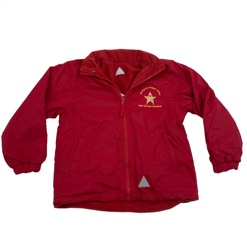 Birchgrove Primary School Reversible Rain Jacket 3/4 RED