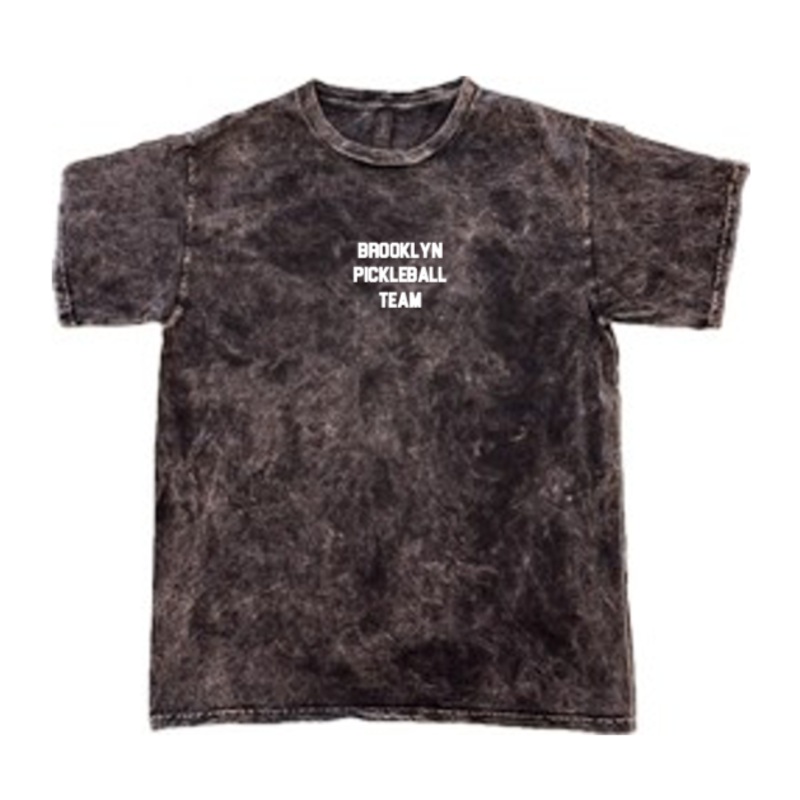 Brooklyn Pickleball Team Mineral Wash Wordmark Tee